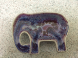 Ceramic tableware small saucer elephant shape 